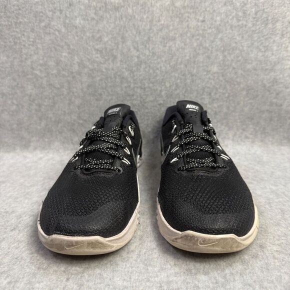Nike Shoes Womens 6 Metcon 4 Black Athletic Crossfit Running Sneakers 924593-001 - Picture 2 of 9